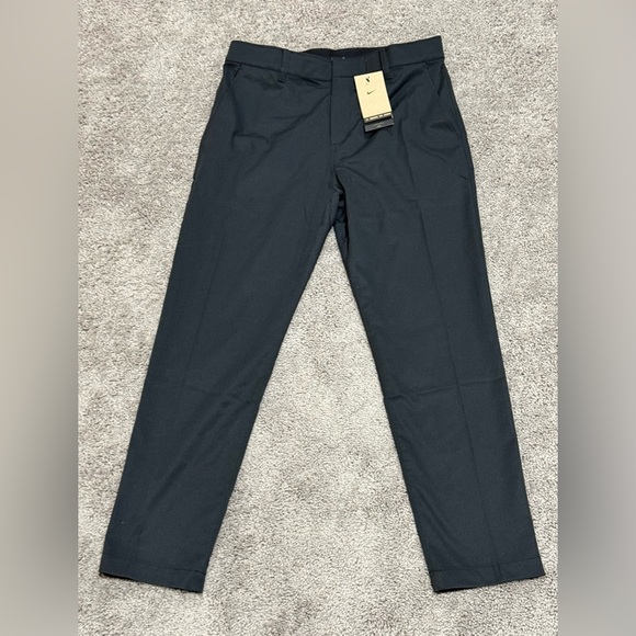 Nike Tour Repel Chino Slim Golf Pants Ankle Fit Black FD5622-010 Mens Size 33x22